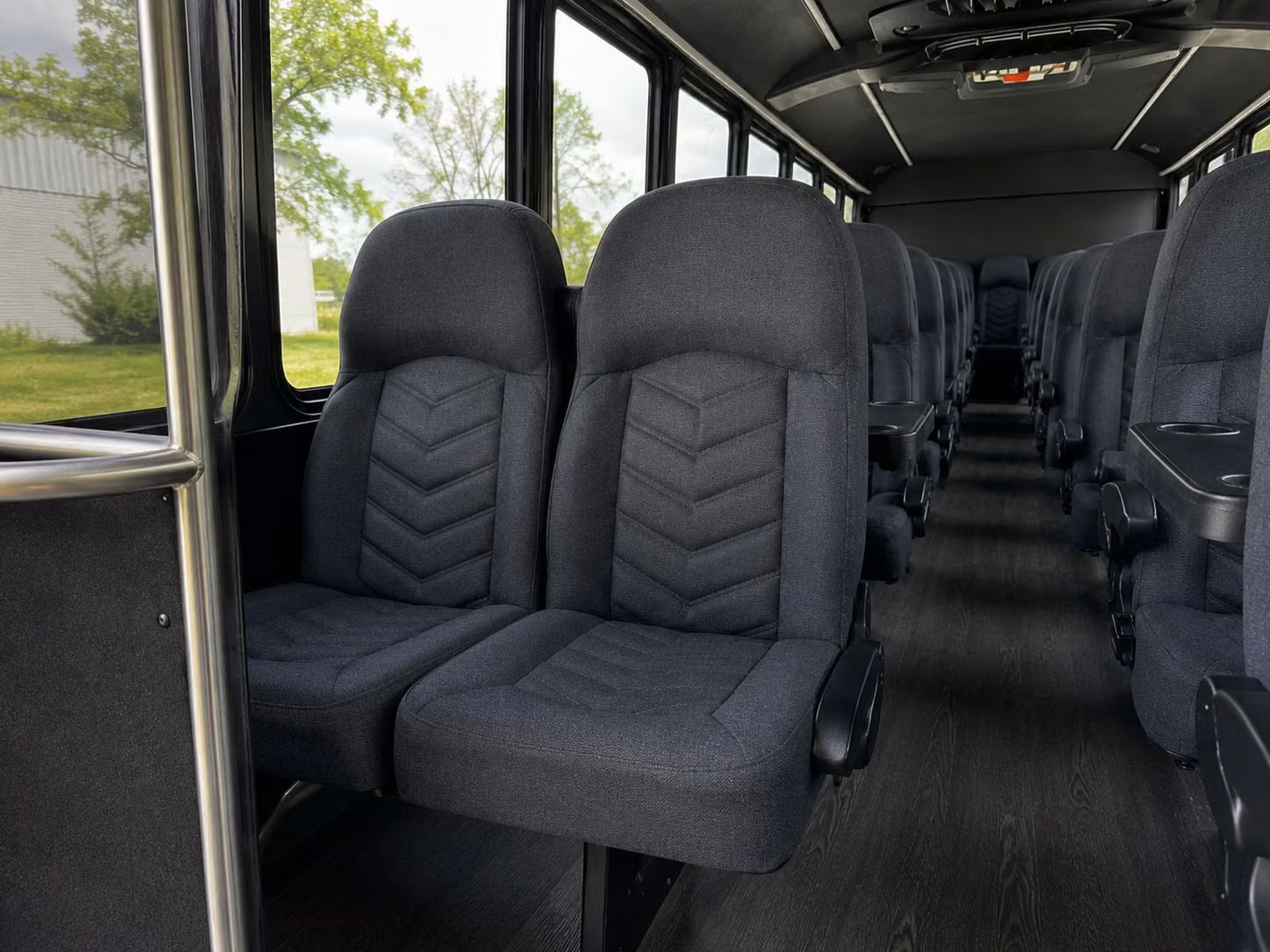 15 passenger minibus interior