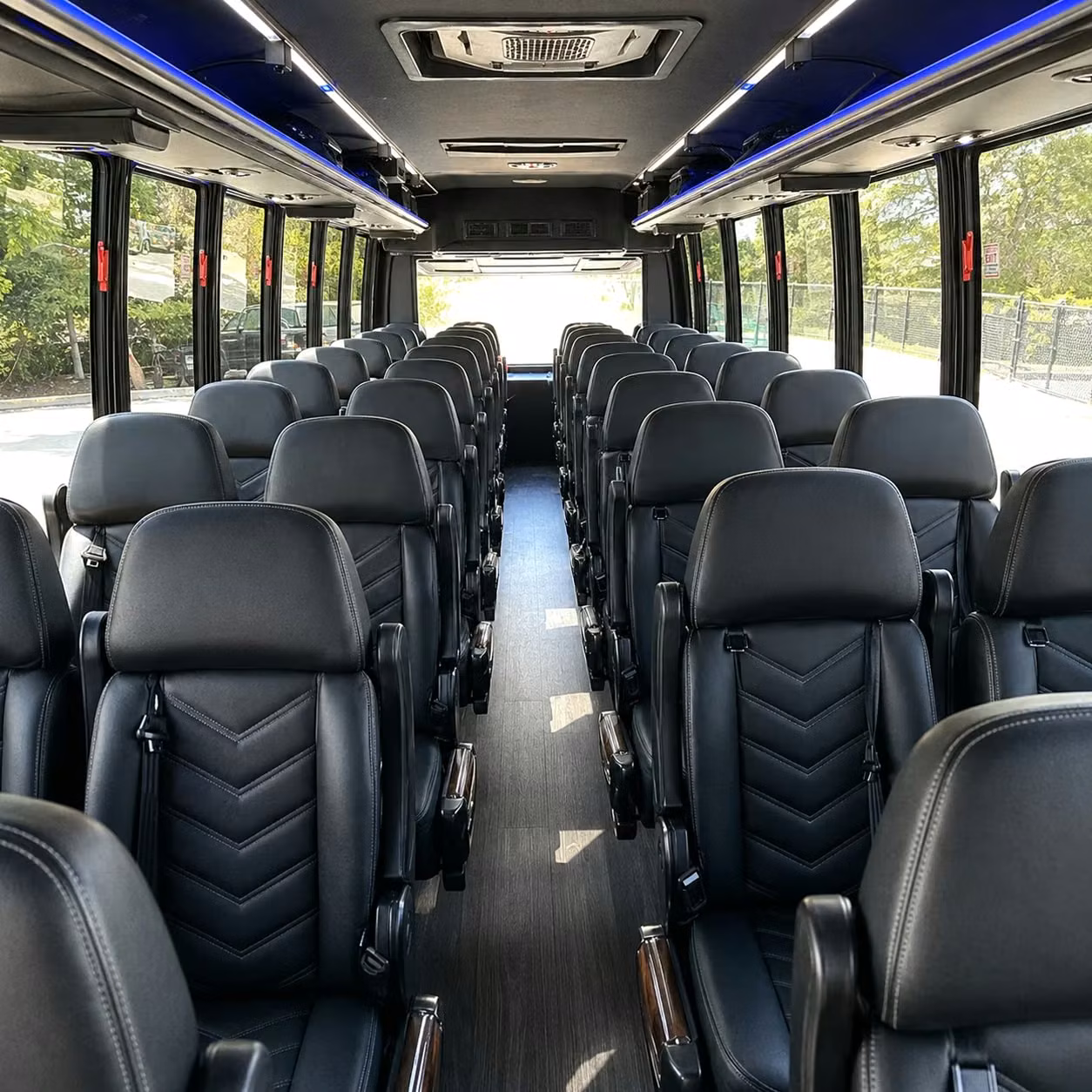 25 passenger minibus inside