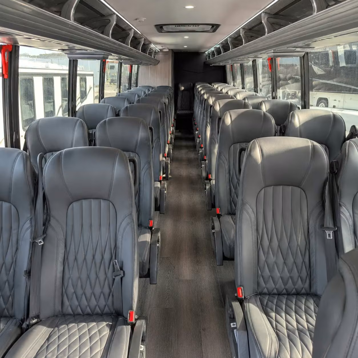 35 passenger minibus interior