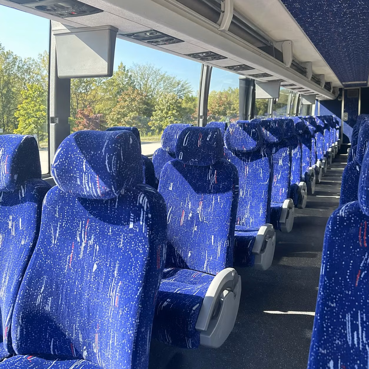 allentown charter bus interior