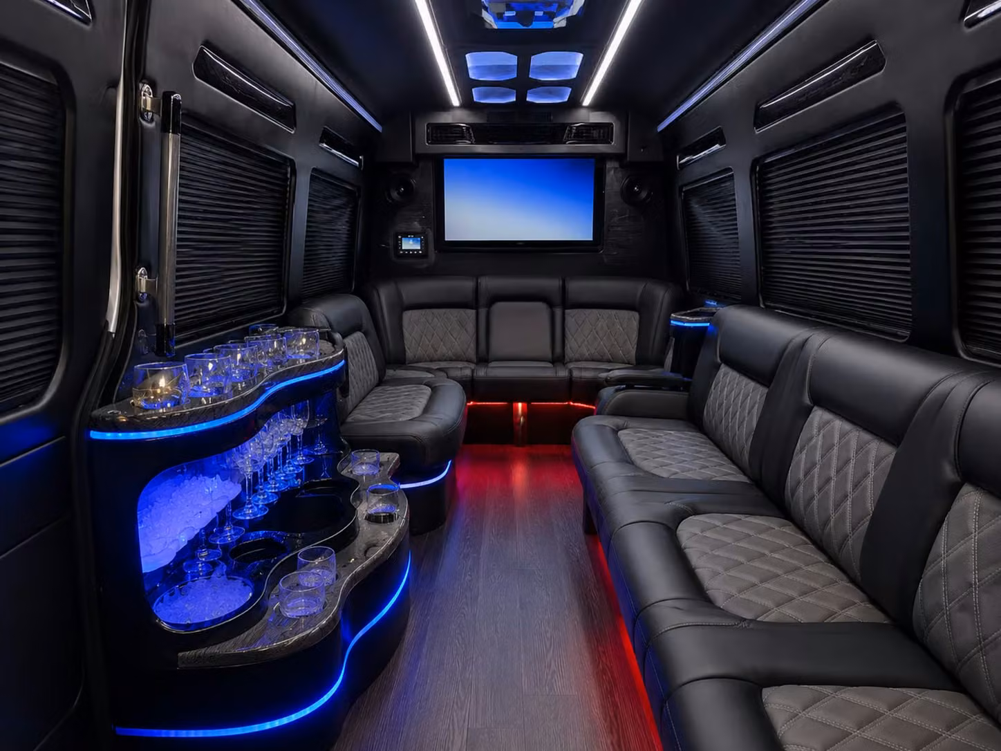 sprinter limousine inside